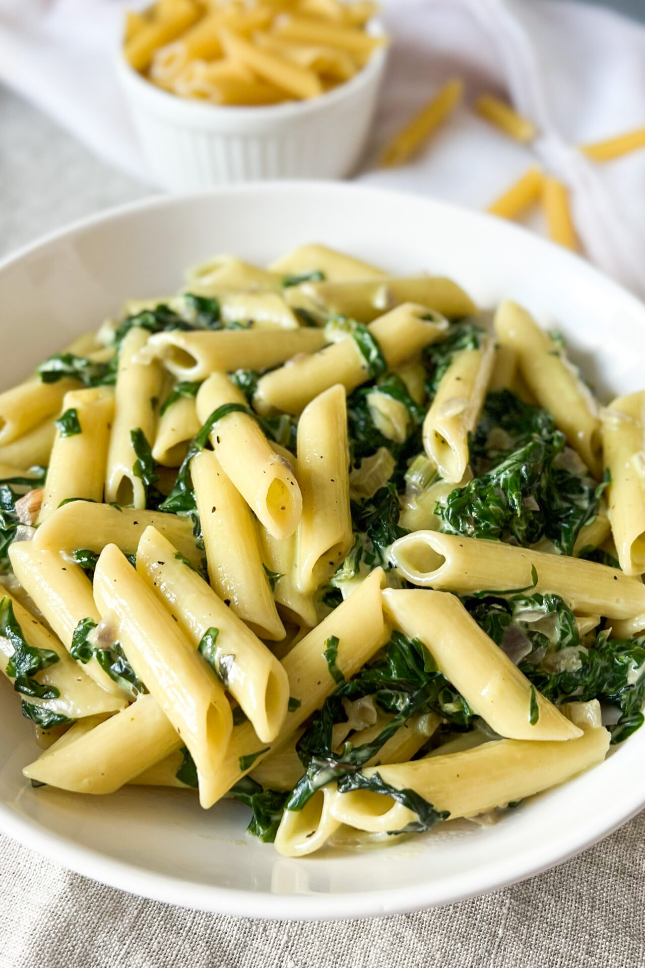 Pasta mit Mangold ( einfach &amp; schnell)